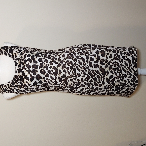 Jones New York Dresses & Skirts - Jones New York Signature Animal Print Sleeveless Stretch Dress